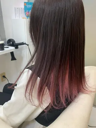 ミディアム カラー 柳川 玲也のヘアスタイル