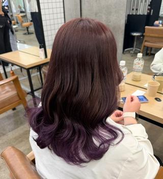 カラー 🍒透明感カラー× 艶髪🍒Mihoのヘアスタイル