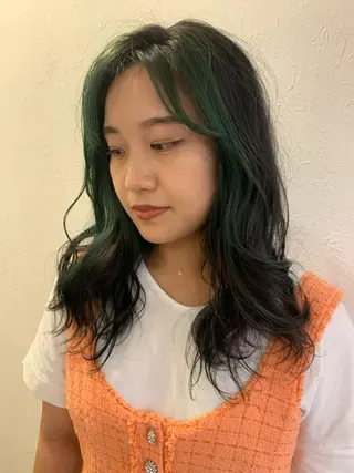 セミロング カラー m ā l o.🌷 サカモトマイコのヘアスタイル