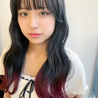 ロング フリーランス 美容師 cayocoのヘアスタイル