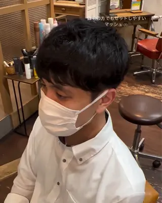メンズ こばやし あこのヘアスタイル