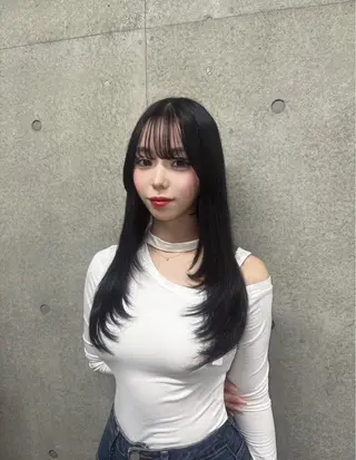 ロング レイヤー×髪質改善 にちか🐰🎀のヘアスタイル