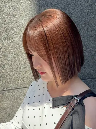 ショート カラー 韓国レイヤー 🎀ダブルカラーのヘアスタイル