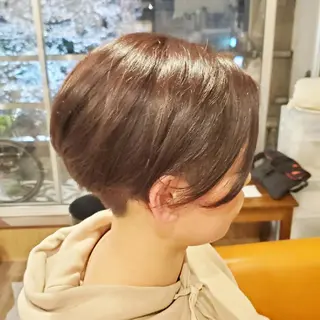 ショート カラー spa hair ark 富井直美のヘアスタイル