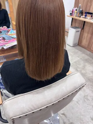 ミディアム 菅谷 琉月のヘアスタイル