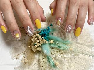ショート カラー ネイル Le’a NailSalonのネイルデザイン