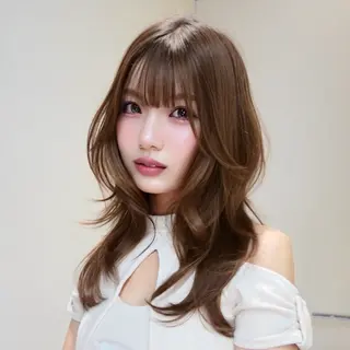 ミディアム カラー 🎀𝑆𝐴𝑅𝐴 /レイヤーカット🎀のヘアスタイル