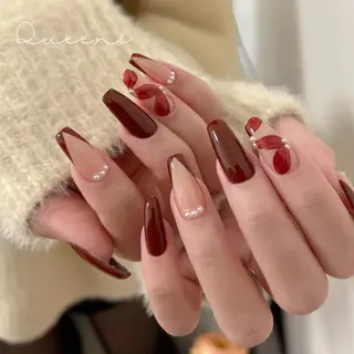 ネイル 🎀kira 長さだし💗モチ最高のネイルデザイン