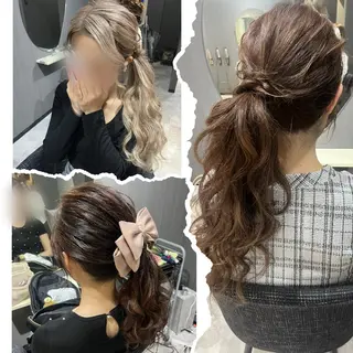 ロング ヘアアレンジ hairset salonのヘアスタイル