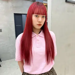 ロング 村田 春歌のヘアスタイル