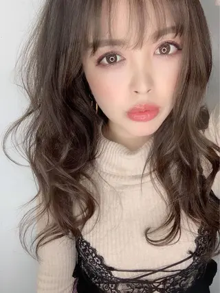 ロング カラー 💛カラー大人気💛 c i a t eのヘアスタイル