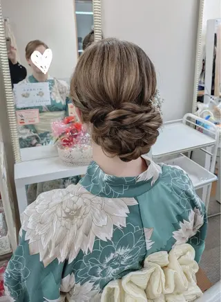 ヘアアレンジ YUMEYAKATA 五条店のヘアスタイル