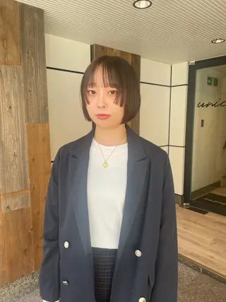 ショート 渋谷 留菜のヘアスタイル
