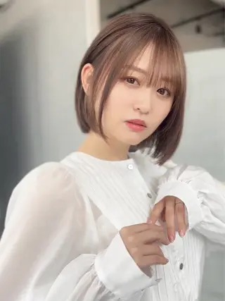 ミディアム 岸田 悠佑のヘアスタイル