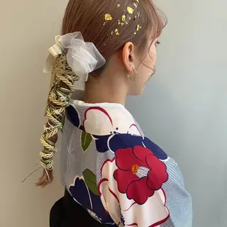 ヘアアレンジ 似合わせ⌇お洒落 カット⌇平野あみのヘアスタイル