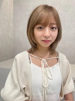 カラー 透明感カラー♡‎⟡. / ꜱᴜᴢᴜɴᴇ🎀のヘアスタイル