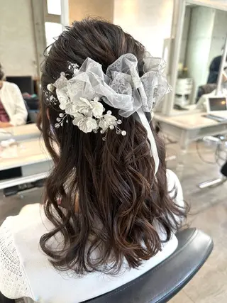 ヘアアレンジ はやしほのか| ヘアセット×カラーのヘアスタイル