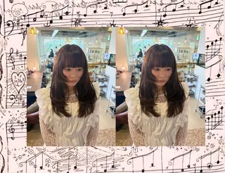 ロング 美容室はなこ✳︎ むうのヘアスタイル
