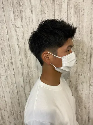 ショート メンズ 勝河 怜楊のヘアスタイル