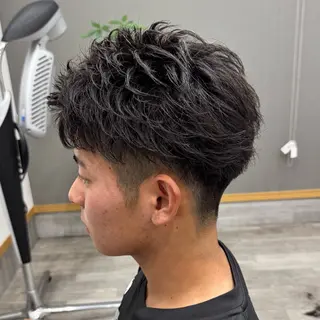 パーマ メンズ &tigre 佐藤秀太のヘアスタイル