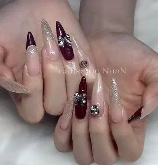 ネイル NuaN ミニモ停止中のネイルデザイン