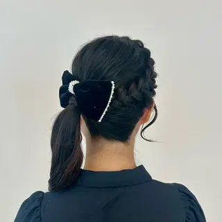 ヘアアレンジ ユナ/暖色カラー🧡 /表参道のヘアスタイル