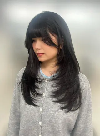 ロング さや🍀/透明感 カラー/ヘアセットのヘアスタイル