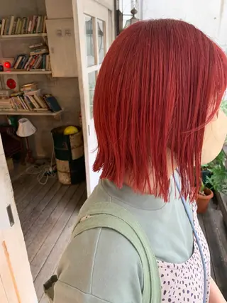 ショート カラー パーマ ヘアアレンジ メンズ キッズ 垢抜けカラー ヒロムのヘアスタイル