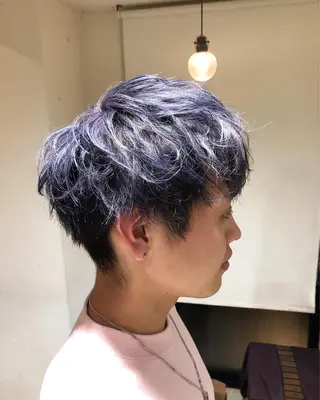 カラー ヘアアレンジ メンズ メンズ特化✂️栗原 侑也のヘアスタイル