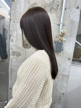 ミディアム カラー パーマ ヘアアレンジ ヘアケア特化型サロン newi 梅田のヘアスタイル