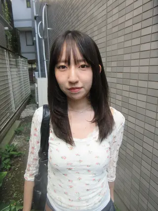 ミディアム 似合わせスタイル☁️ 堀内志茉🍀のヘアスタイル