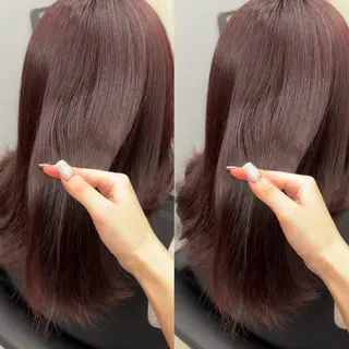 セミロング 新宿/縮毛矯正/ 髪質改善/りこのヘアスタイル