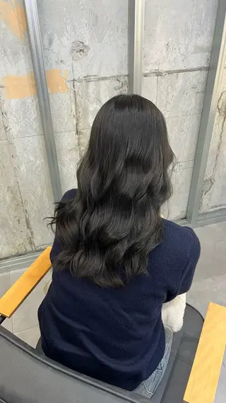 ロング 冨田 悠稀/ 髪質改善縮毛&カラーのヘアスタイル