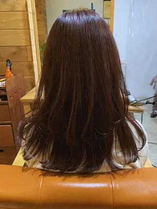 セミロング カラー CARICIA 渡邉 祐南のヘアスタイル