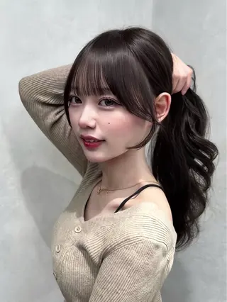 ミディアム 似合わせカット ×大阪心斎橋/みゅーのヘアスタイル