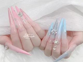 ネイル MoMoA Nail ネイル長さ出し専門店のネイルデザイン