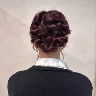 Yuki☺︎パーマ レイヤーカットのヘアスタイル