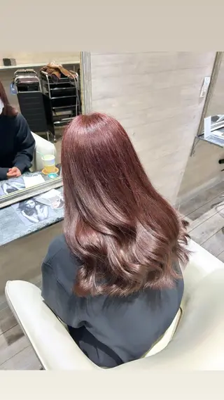 ロング カラー パーマ ヘアアレンジ ネイル マツエク・マツパ アイブロウ 🎀暖色/オリーブ カラー🎀seinaのヘアスタイル