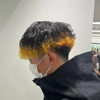 ショート カラー パーマ ヘアアレンジ メンズ キッズ ネイル マツエク・マツパ アイブロウ 🔷横浜1のパーマ 職人🔷将太郎のヘアスタイル