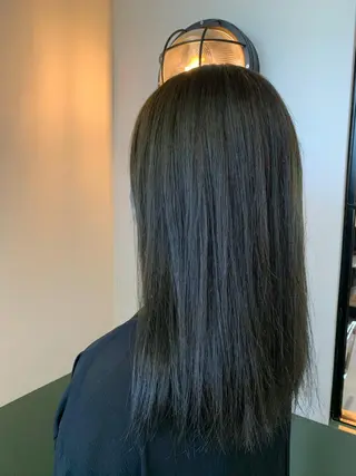 セミロング カラー 仲間 楓のヘアスタイル