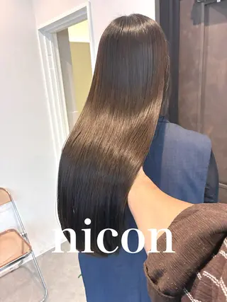 ロング 髪質改善 髪質改善カラーのヘアスタイル