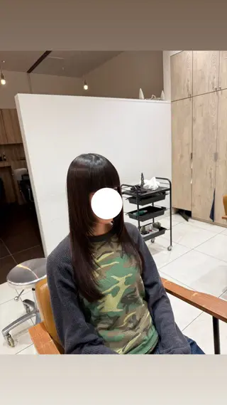ロング ⭐️うる艶カラー 募集　まゆ⭐️のヘアスタイル