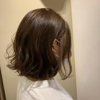 ミディアム カラー 韓国スタイル🇰🇷 annaのヘアスタイル