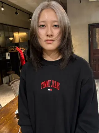 ブリーチ矯正美髪矯正 ✨オオエタクミのヘアスタイル