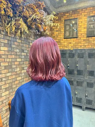 ミディアム カラー ヘアアレンジ Sara newi 🎀透明感🎀のヘアスタイル