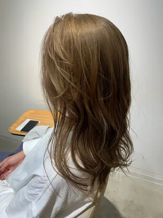 ミディアム カラー ☁️ささきゆや ☁️のヘアスタイル
