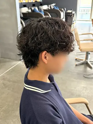 パーマ メンズ 井ノ本 成海 /Wカラーモデル募集のヘアスタイル