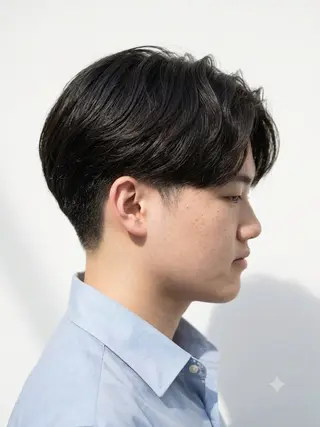 ショート パーマ 鈴木 まさしのヘアスタイル