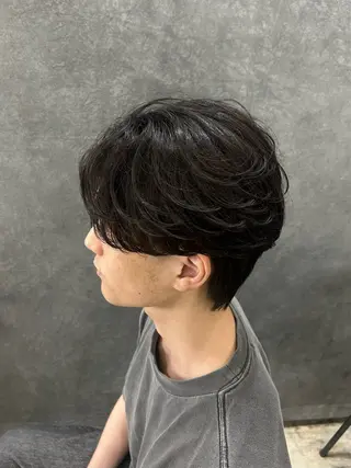 カラー パーマ メンズ メンズカット🐺 パーマ特化🔥舜のヘアスタイル