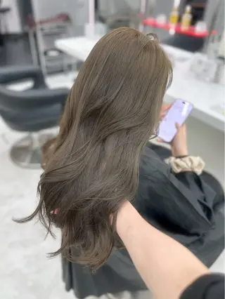 ロング カラー ︎💕︎rinka/ 韓国レイヤー🥣💕のヘアスタイル